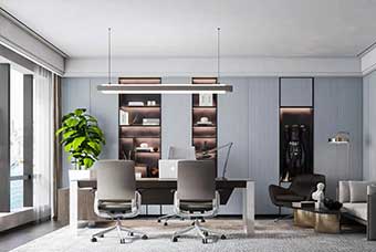 济源轻奢风格-书房