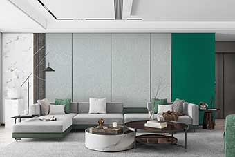 济源轻奢风格-客厅