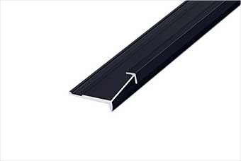 济源航空纤维墙咔铝合金阳角线(哑黑氧化)