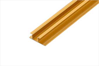 济源航空纤维墙咔铝合金带灯中条（钛金氧化）