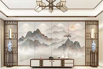 济源森佰汇航空纤维（山水画系列）